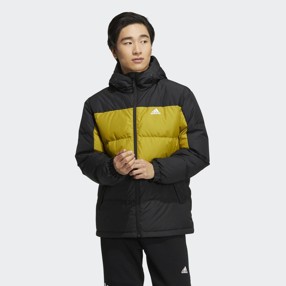 Adidas neo mens outlet utility padded hooded down