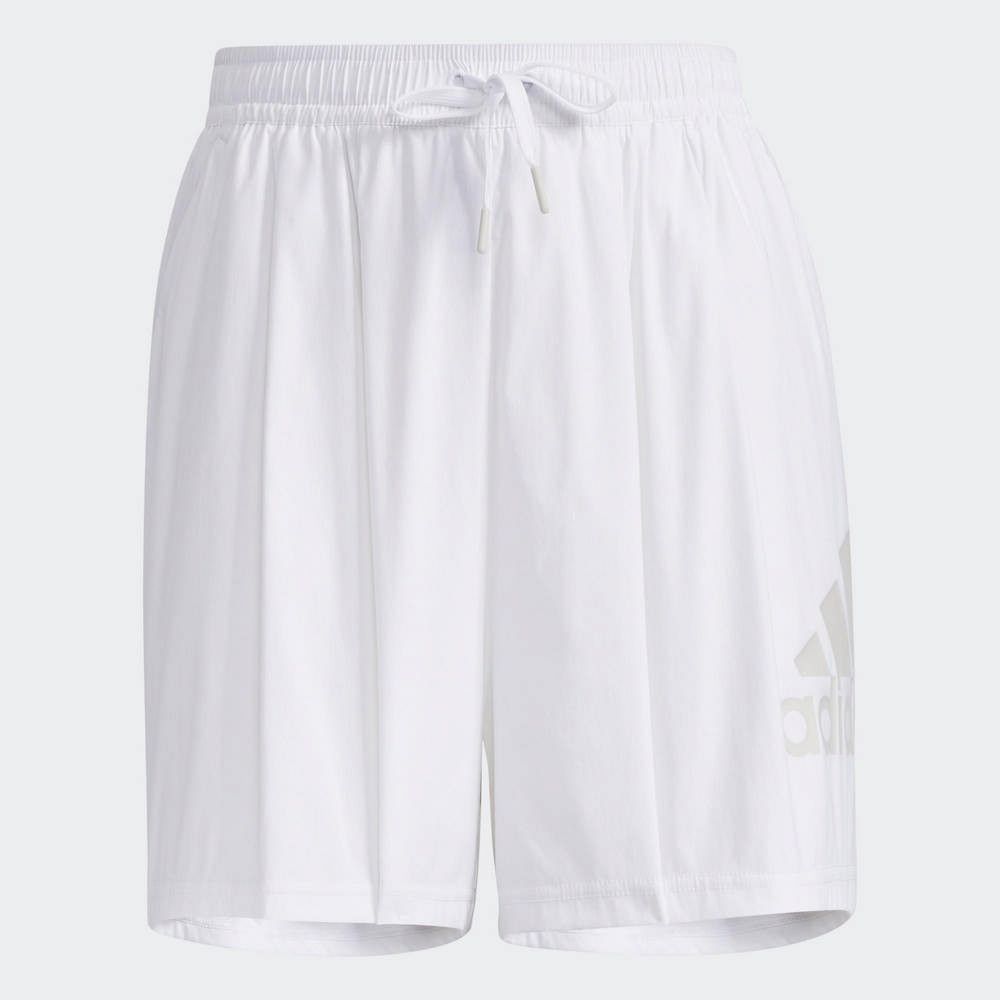 ADIDAS 愛迪達  FI SHORTS BOS 女 短褲 白-GT6827