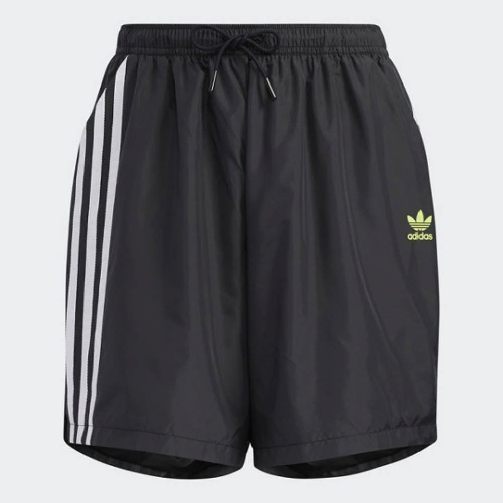 ADIDAS 愛迪達 Trefoil Shorts 女 短褲 黑-HA2277