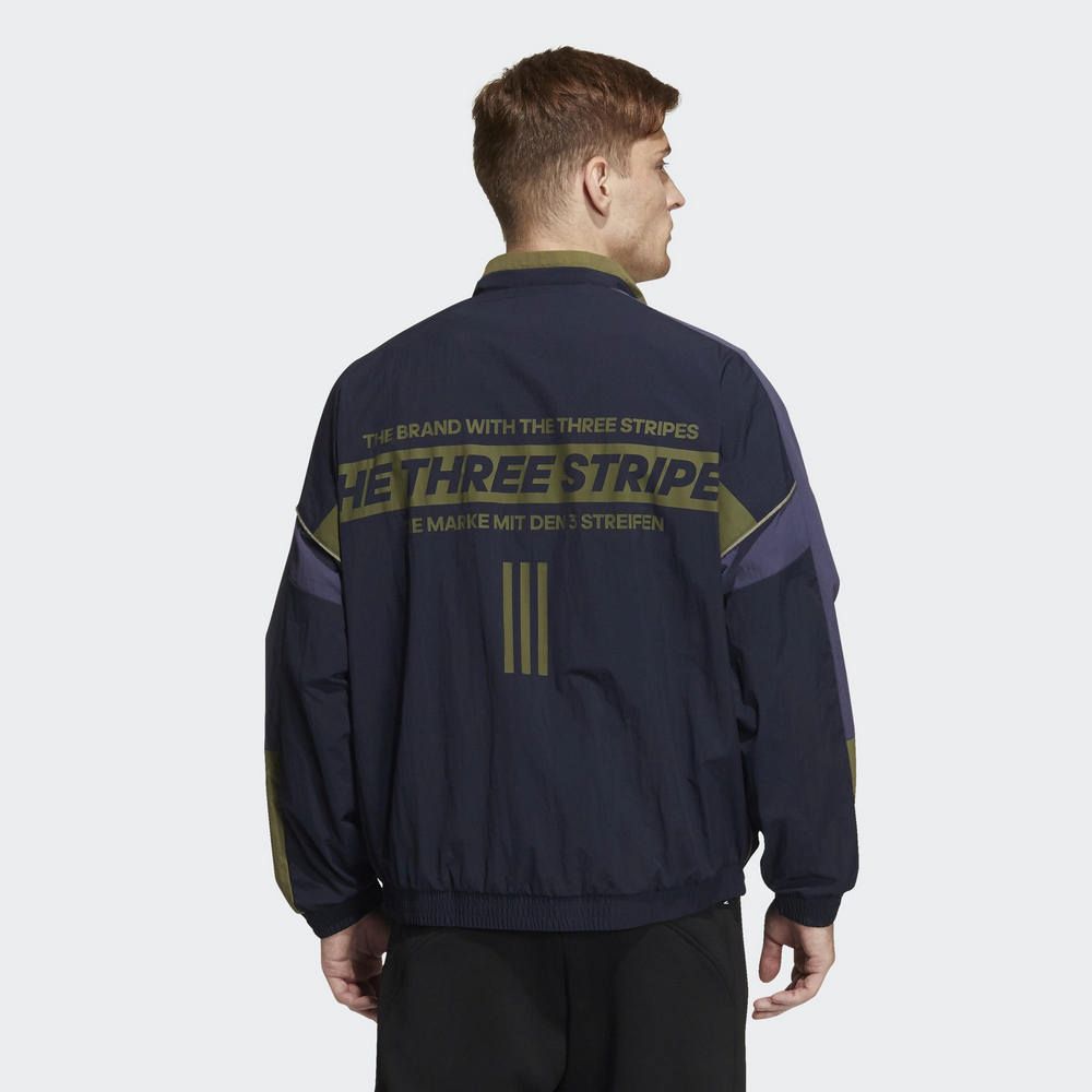 ADIDAS 愛迪達 M WRD WOV JKT 男 外套 藍紫-HD0071