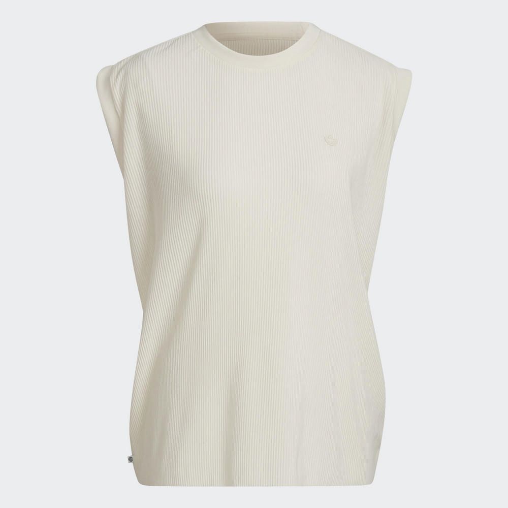 ADIDAS 愛迪達 TANK TOP 女 運動背心 白-HE4956