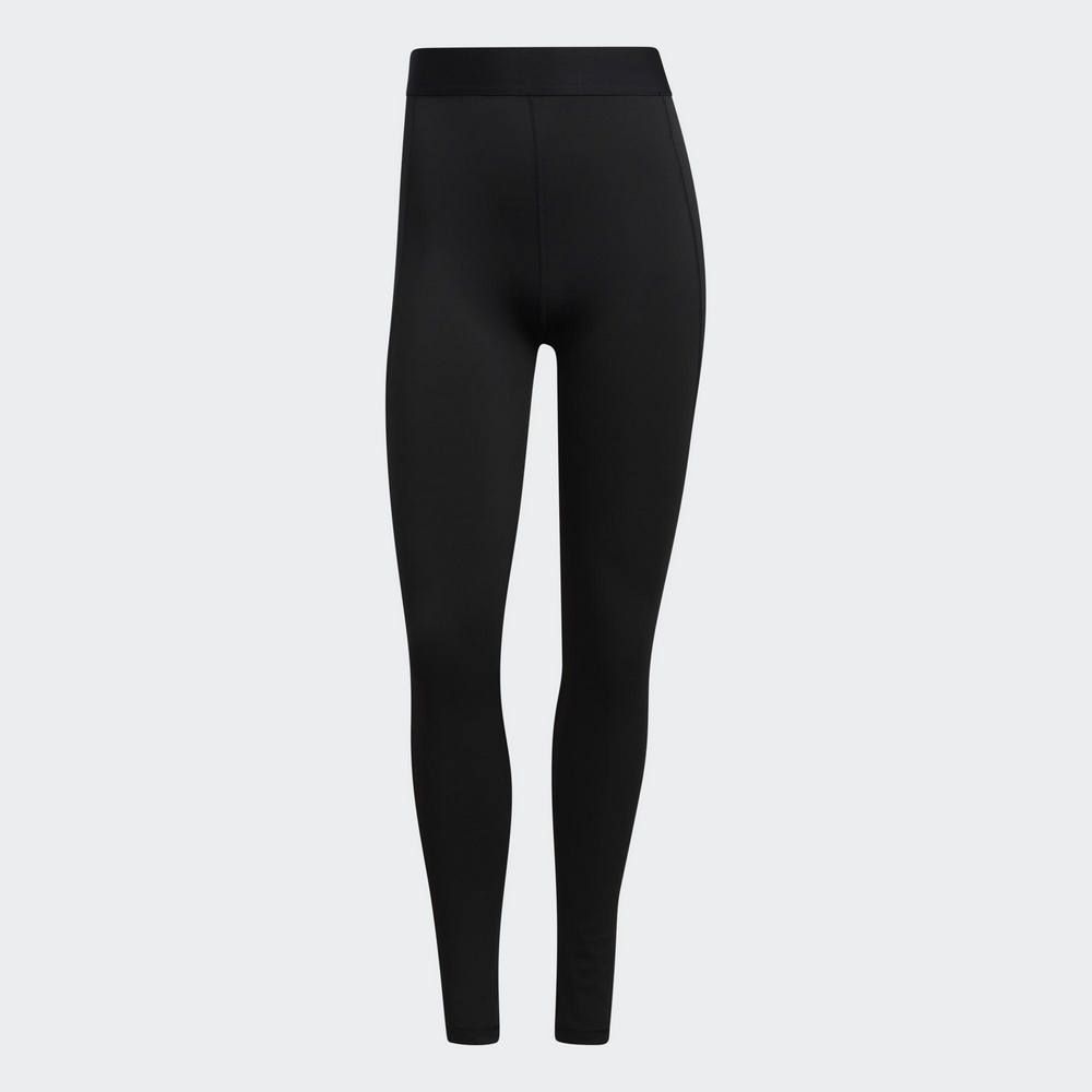 ADIDAS 愛迪達 TF L TIGHT 女 緊身長褲 黑-GR8040