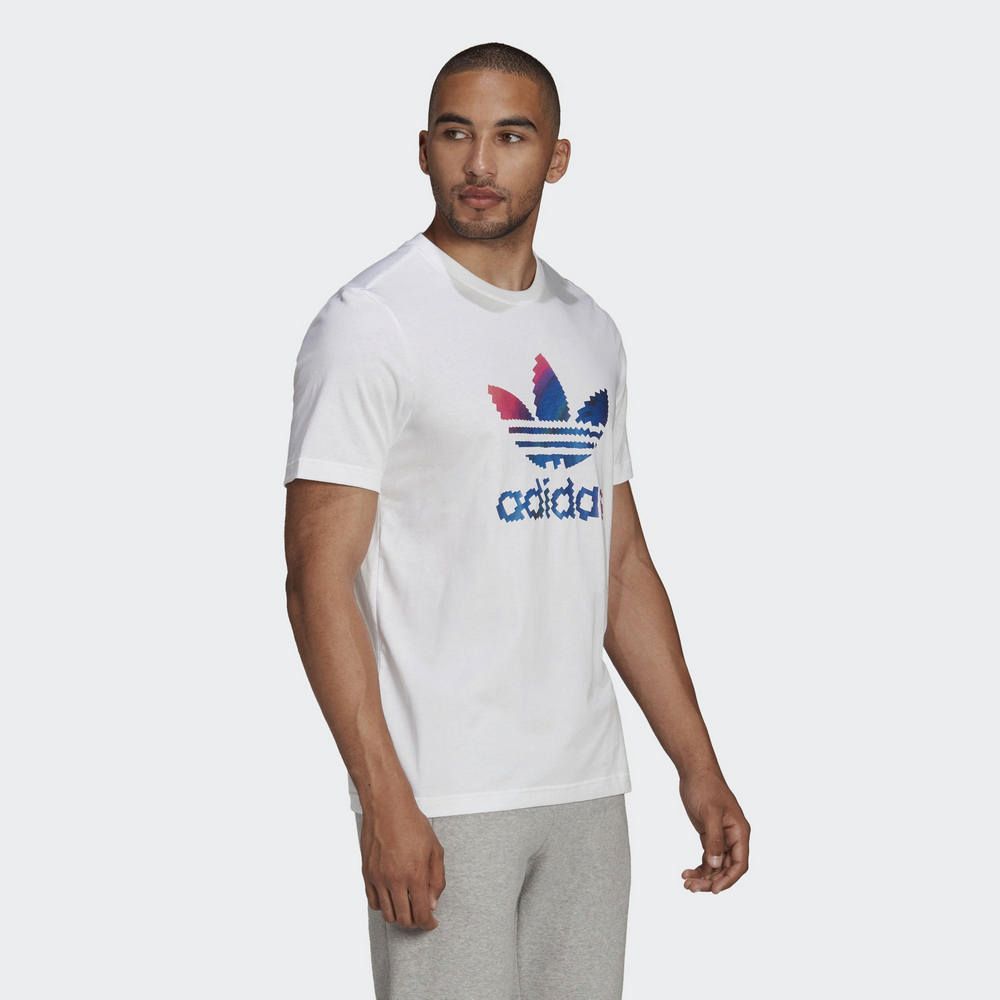 ADIDAS 愛迪達 Tref Ser Tee 1 男 短袖上衣 白-HC7109