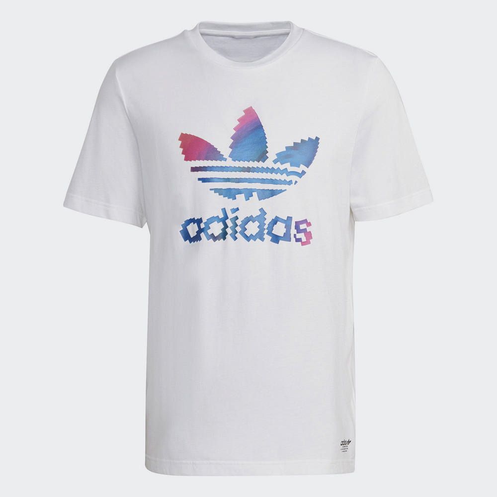 ADIDAS 愛迪達 Tref Ser Tee 1 男 短袖上衣 白-HC7109