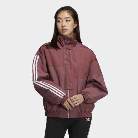 ADIDAS 愛迪達 BOLD JACKET 女 外套 紅-HE6588