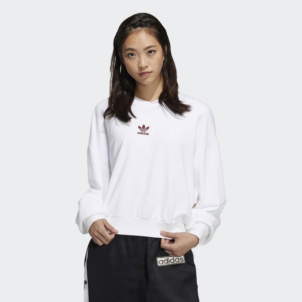 ADIDAS】CNY SWEAT CREW 女長袖上衣白-HD0343 - PChome 24h購物