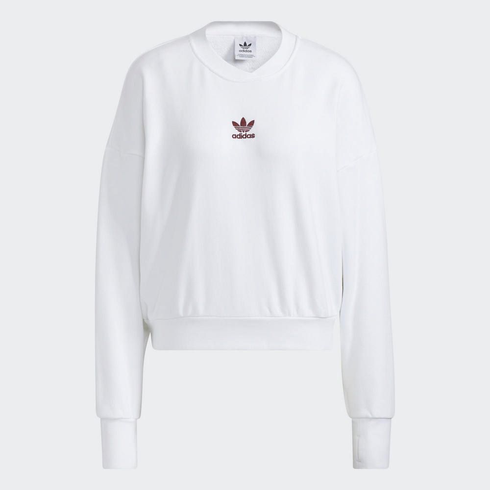 ADIDAS】CNY SWEAT CREW 女長袖上衣白-HD0343 - PChome 24h購物