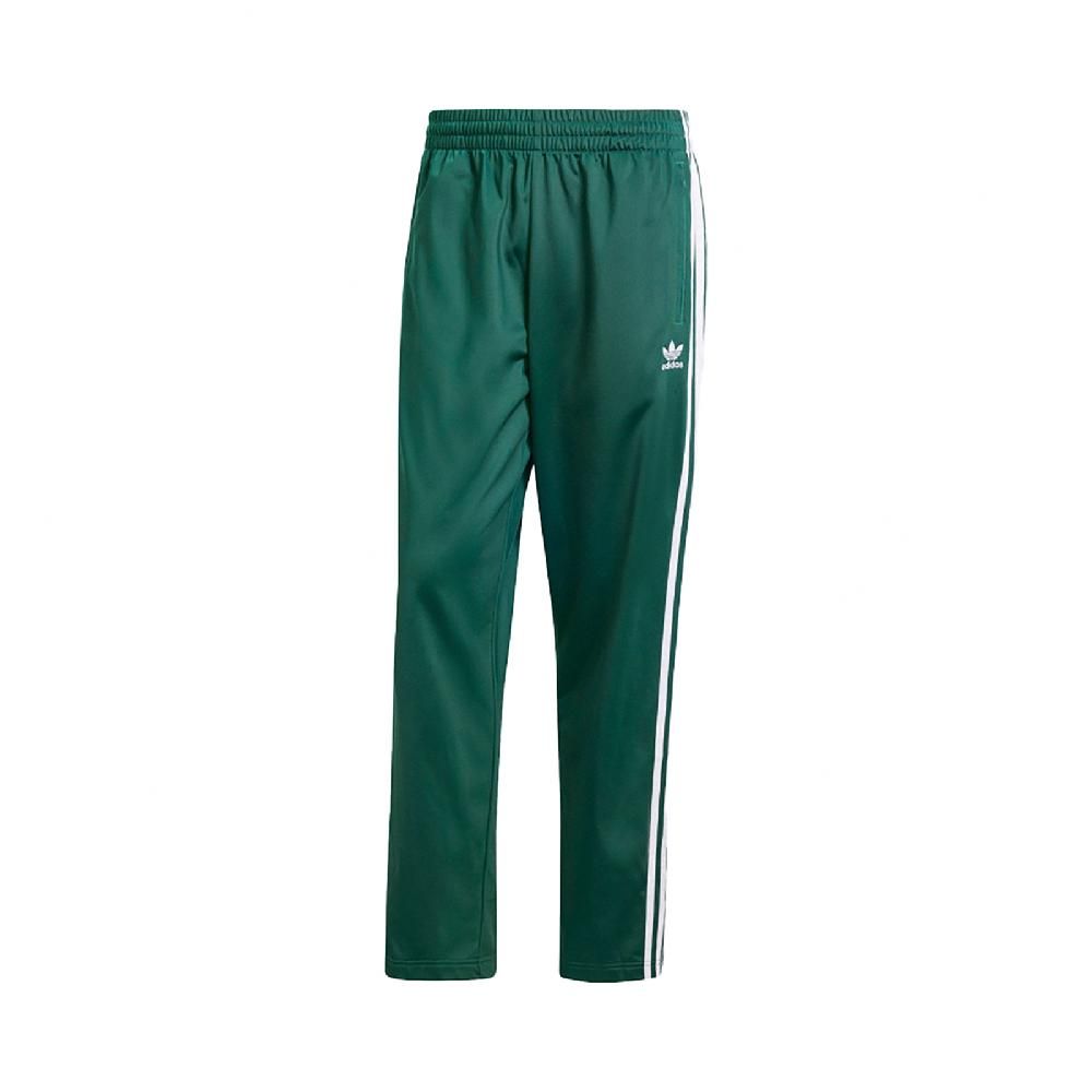 ADIDAS 愛迪達   長褲 Adicolor Pants 男款 綠 白 可調褲頭 拉鍊口袋 三條線 三葉草 褲子 IM9476