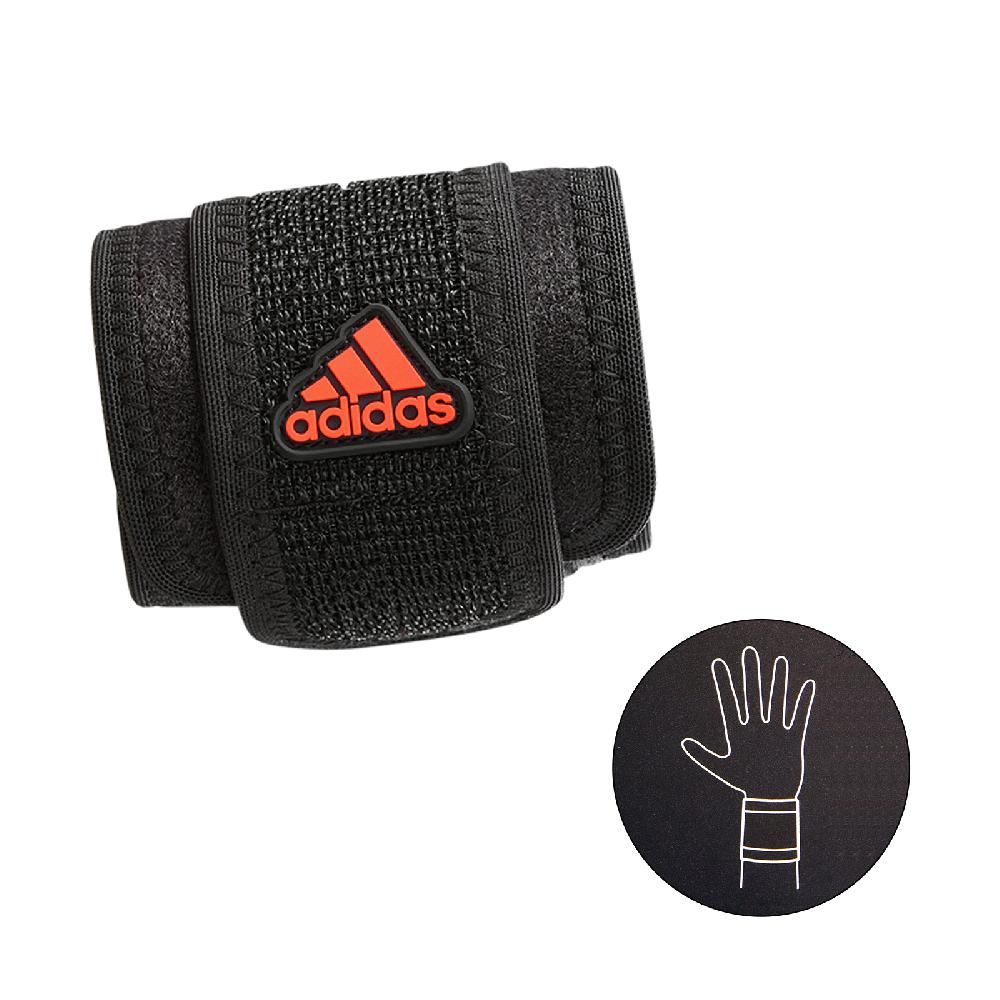 ADIDAS 愛迪達 護具 Wrist Wrap 運動護腕 高機能 可調式 吸濕排汗 訓練 高強度 加強型 MB0222