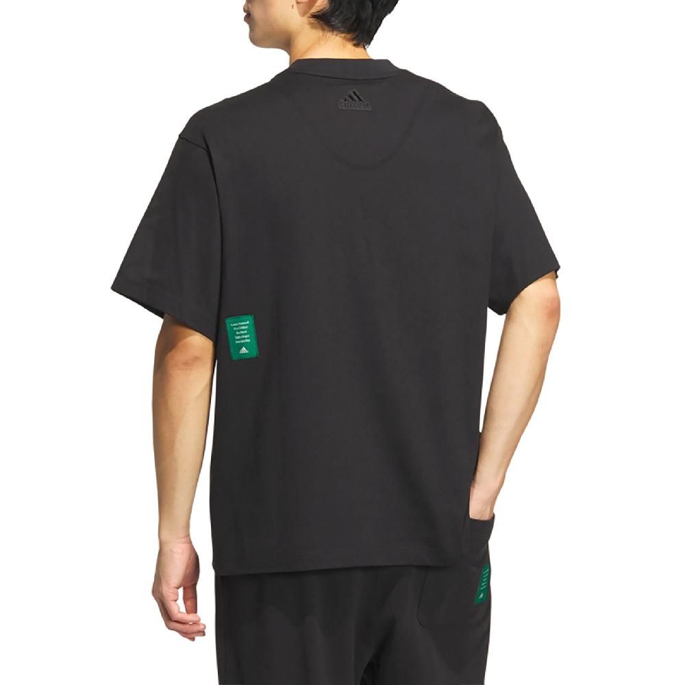 ADIDAS 愛迪達   短袖 Sports Tee 男款 黑 白 寬鬆 運動 短T IT3925