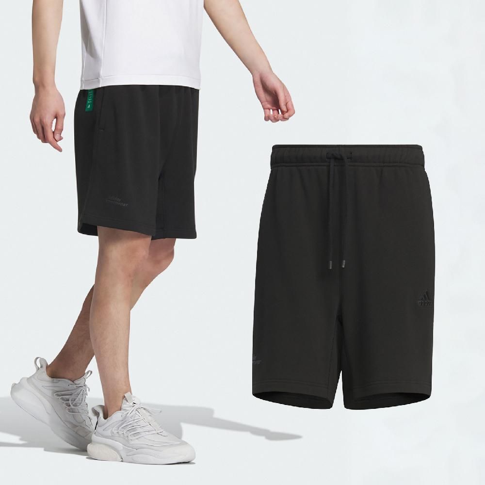 ADIDAS 愛迪達   短褲 Sports Shorts 男款 黑 運動 褲子 棉褲  IT3930