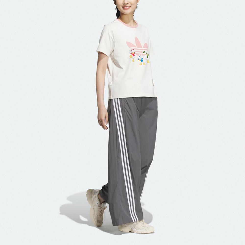 ADIDAS 愛迪達 adidas 愛迪達 短袖 HDL GFX Tee 女款 白 粉紅 唐老鴨姪子 迪士尼聯名 JP1428