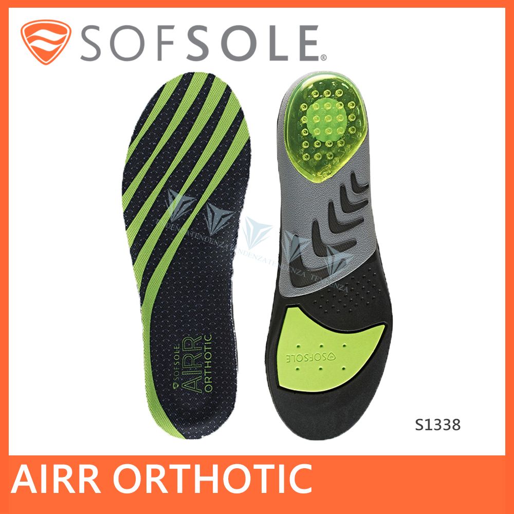 SOFSOLE 【美國 】AIRR ORTHOTIC 氣墊足弓支撐鞋墊 S1338