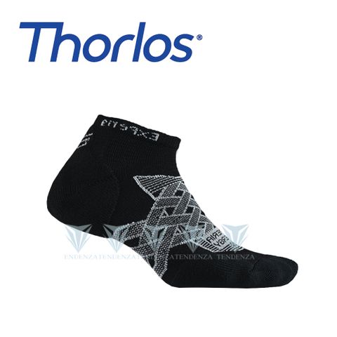 Thorlos 美國 XECU 雪豹能量壓縮短襪 黑