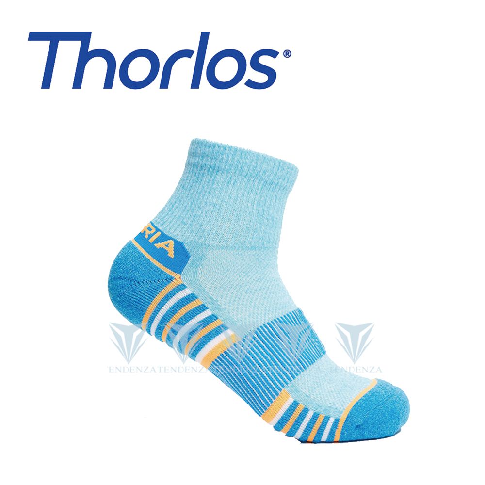 Thorlos 美國 XCCU 雪豹中筒襪 水藍