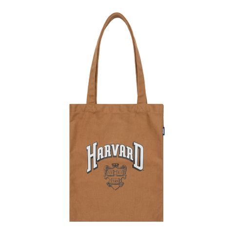 NCAA 後背包 哈佛LOGO 卡其 帆布包 包包 7225570733