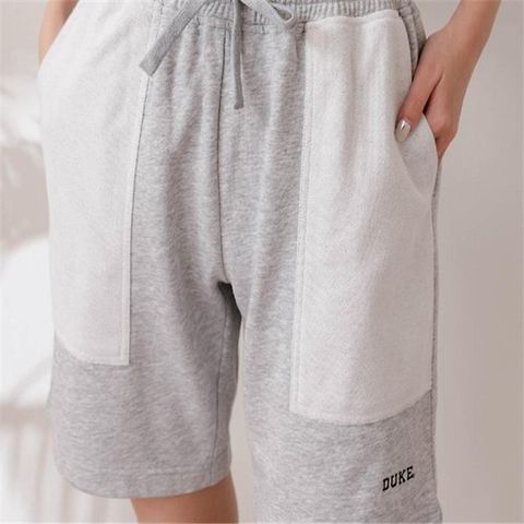 NCAA 短褲 灰 杜克 拼接 休閒 五分褲 中性 7325155411