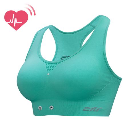 【2PIR】女款智能感測透氣支撐運動背心-水鑽限量款 湖水綠