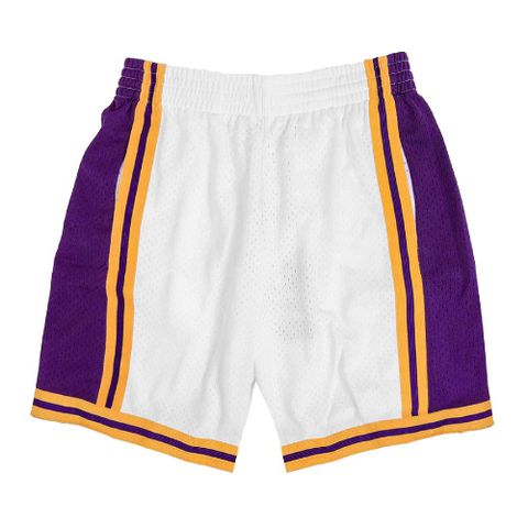 Mitchell & Ness 球褲 Los Angeles Lakers 84-85 湖人 白紫金 M&N MNRLSH08B