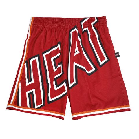 Mitchell &amp; Ness 球褲 NBA Miami Heat Big Face 邁阿密 熱火 MN21ASH01MH