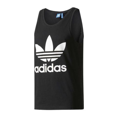 ADIDAS 愛迪達 Originals 大Logo 背心 黑 BK7104