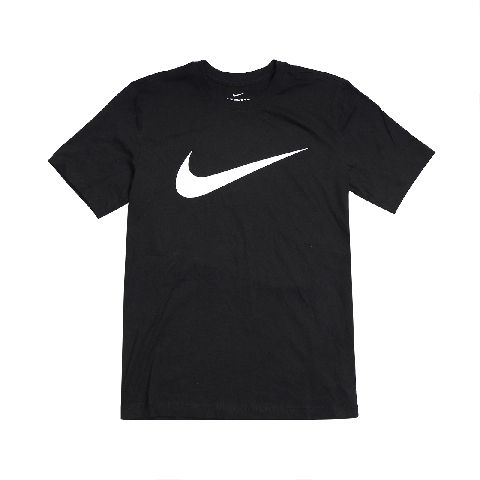 Nike T恤 Sportswear Swoosh 男款 基本款 大勾 圓領 棉質 運動休閒 黑 白 DC5095010 DC5095-010