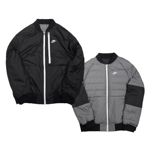 NIKE 耐吉 外套 Therma-FIT Legacy Jkt 男款 NSW 抗撕裂 拒水表層 口袋 黑 白 DD6850-010