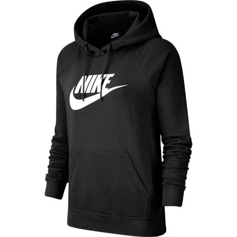 NIKE 耐吉 AS W NSW ESSNTL HOODIE [BV4127-010] 女 運動 連帽 長袖 上衣 棉柔 黑