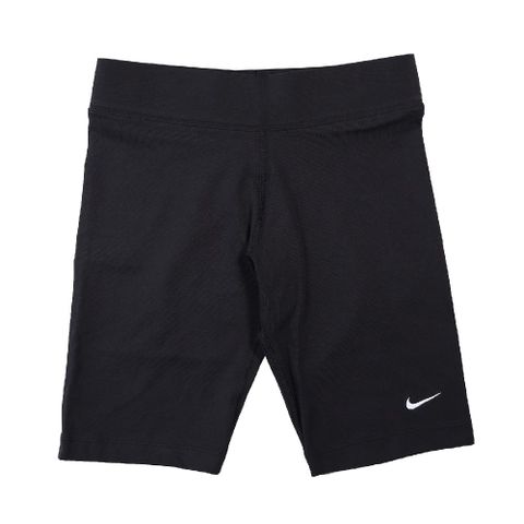 NIKE 耐吉 短褲 Essential Bike Shorts 女 NSW 運動休閒 單車褲 歐美辣妹 黑 白 CZ8527-010