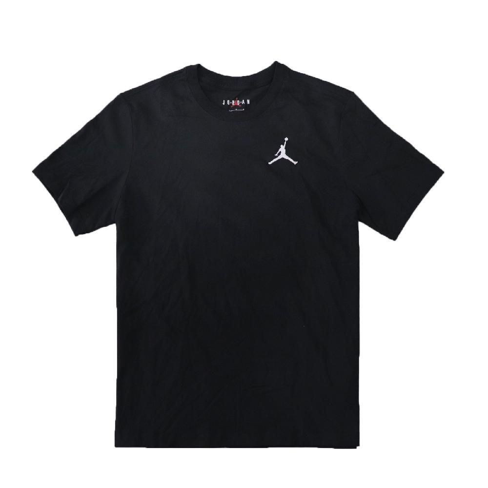 NIKE 耐吉  T恤 Jordan Jumpman Tee 男款 黑 白 短袖 棉質 圓領 喬丹 飛人 基本款  DC7486-010