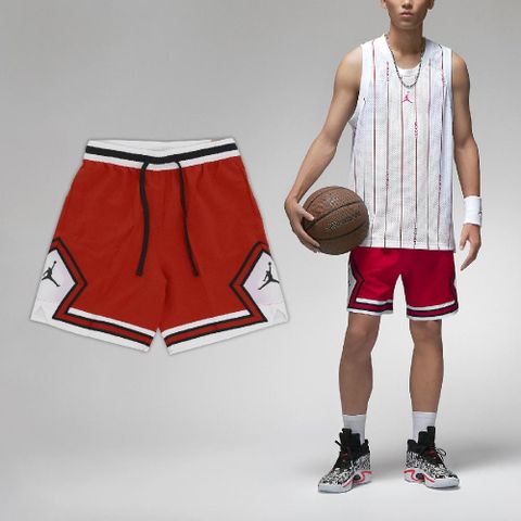 Nike 耐吉 短褲 JordanSport Dri-FIT 男款 紅 白 黑 吸濕排汗 運動 籃球 球褲 喬丹 FB7581-687