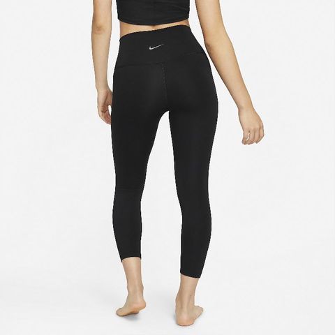 Nike 緊身褲Yoga High-Rise 7/8 Leggings 女款高腰黑吸汗瑜珈內搭運動束褲DM7024-010 - PChome 24h購物