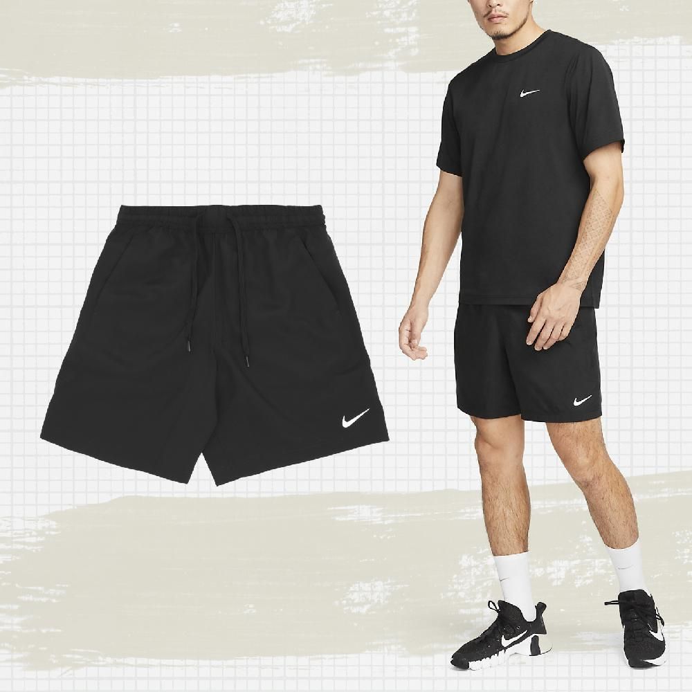 NIKE 耐吉  短褲 Dri-FIT Unlimited 男款 黑 吸汗 運動 跑步 瑜珈 褲子 無內襯 DV9858-010