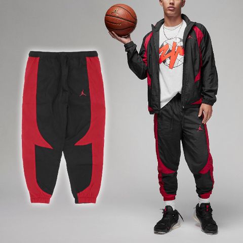 Nike 耐吉 長褲 Jordan Sport Jam Pants 男款 紅 拉鍊口袋 運動褲 喬丹 抽繩 縮口 DX9374-013