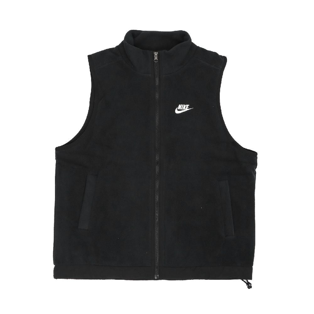 NIKE 耐吉 Nike 背心 Club Fleece Vest 男款 黑 無袖外套 舒適 保暖 防撕裂 上衣 大勾 DQ4899-010