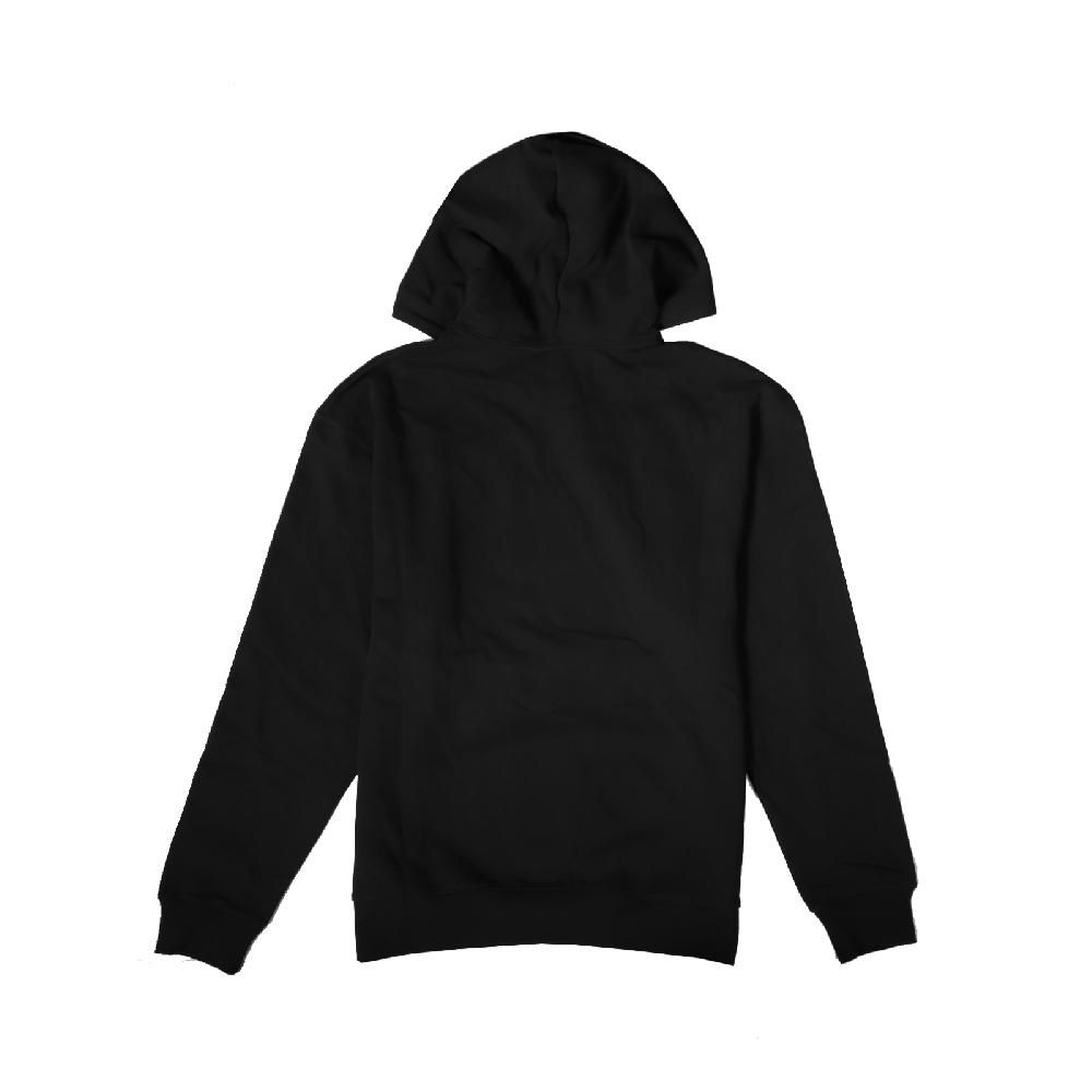 NIKE 耐吉  帽T Fleece Hoodie 運動休閒 男款 連帽上衣 羅紋袖口下擺 袋鼠口袋 厚實 黑 白 DA9817-010