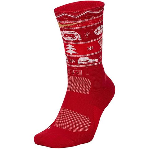 NIKE 長襪 ELITE CREW XMAS 紅色 聖誕襪 籃球襪 單雙 襪子 SX7866-687