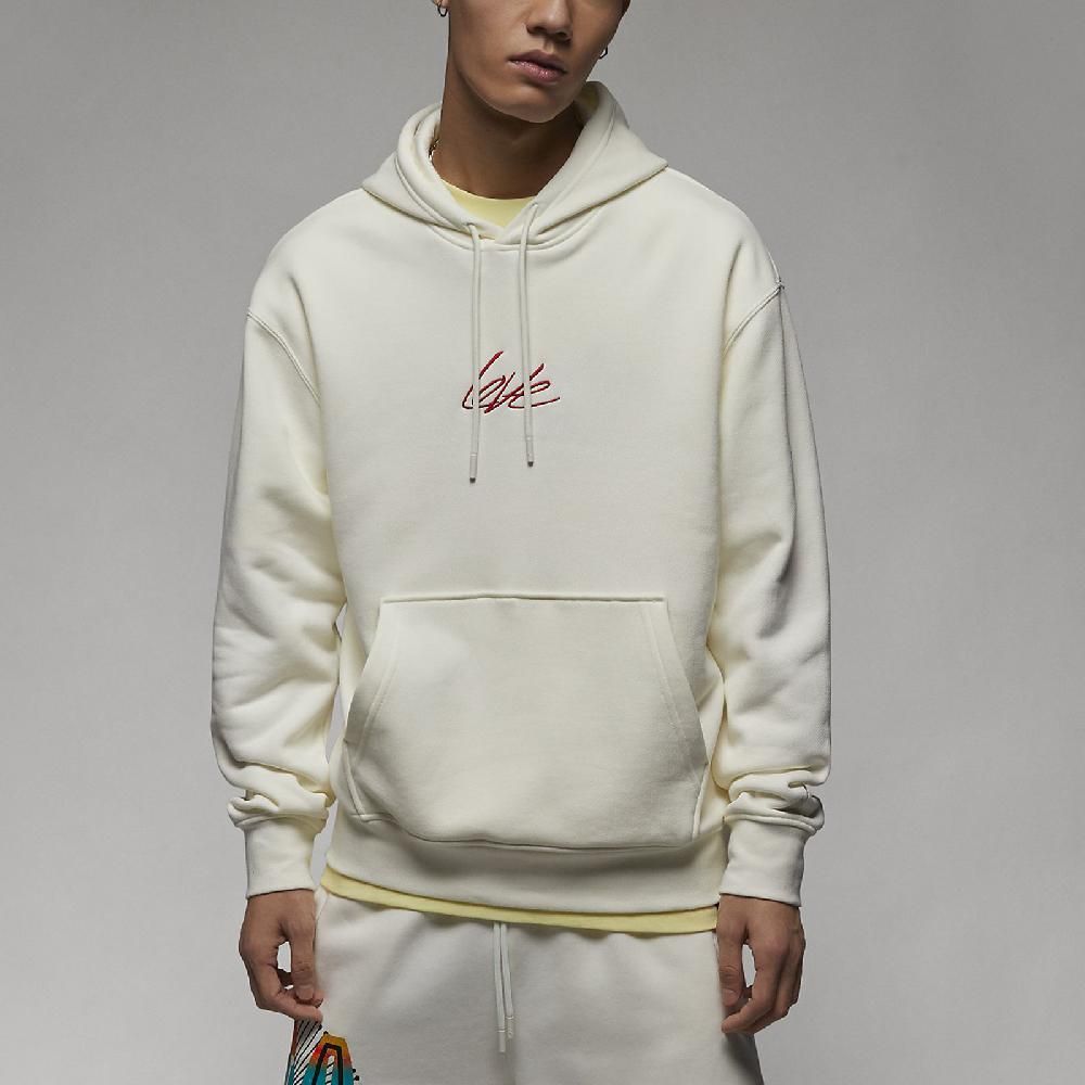 NIKE 耐吉  連帽上衣 Jordan V Day Hoodie 男款 米白 喬丹 情人節 長袖 帽T FD4801-133