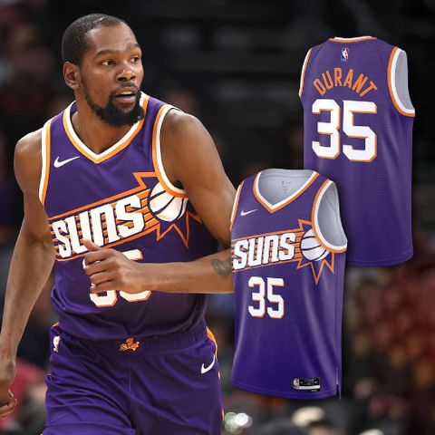 Nike 耐吉 球衣 Phoenix Suns 2023/24 NBA 紫 橘 太陽隊 鳳凰城 背心 無袖 吸汗 DV4855-570