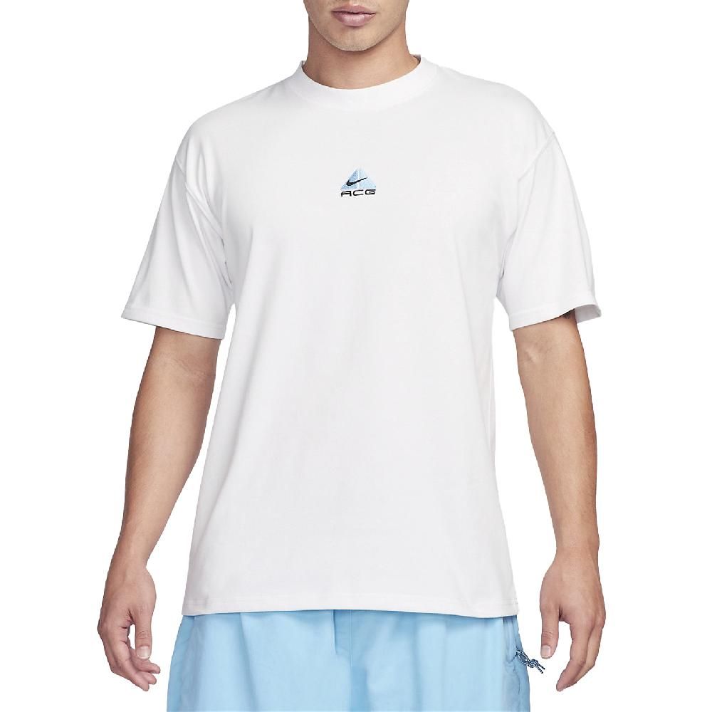 NIKE 耐吉   短袖 ACG Tee 男款 白 藍 寬鬆 重磅 短T 短袖上衣 DQ1816-124