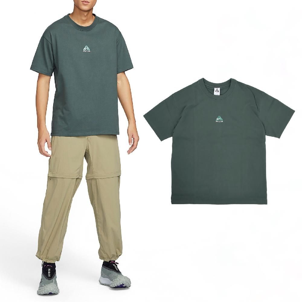 NIKE 耐吉   短袖 ACG Tee 男款 綠 白 寬鬆 重磅 短T 短袖上衣 DQ1816-338