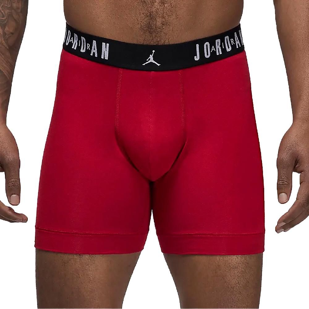 NIKE 耐吉   內褲 Jordan Flight Boxer Brief 男款 紅 灰 黑 針織 運動內褲 喬丹 JD2413048AD-002