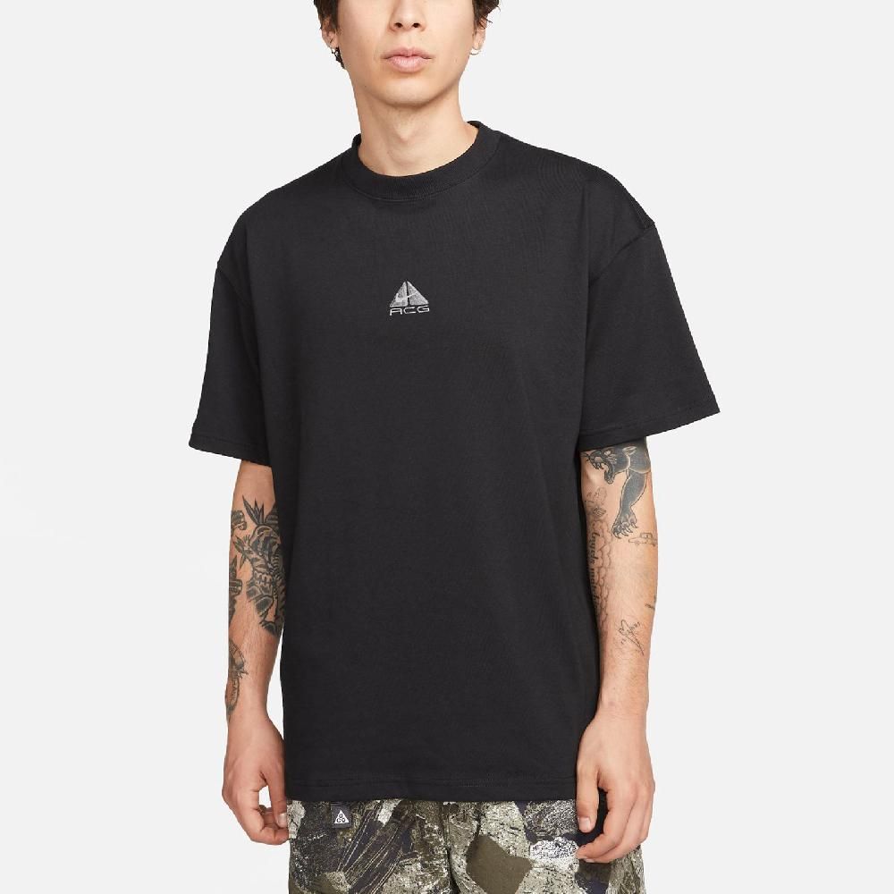 NIKE 耐吉   短袖 ACG Tee 男款 黑 白 寬鬆 重磅 短T 短袖上衣 DQ1816-011