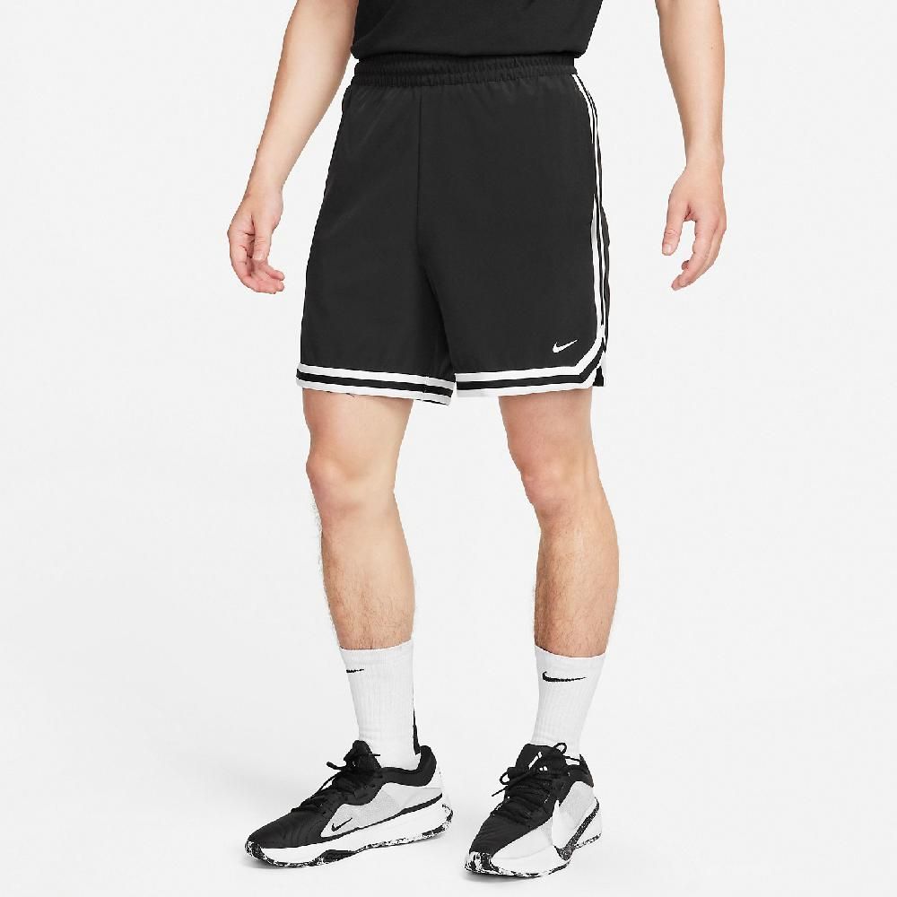 NIKE 耐吉   短褲 DNA 6" UV Basketball Shorts 黑 白 排汗 籃球 球褲 運動褲 褲子 FN2660-010