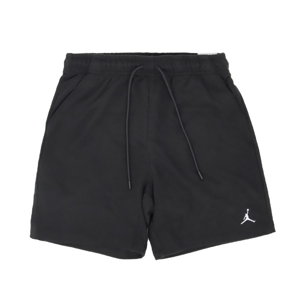 NIKE 耐吉   短褲 Jordan Essentials Shorts 男款 黑 白 毛圈布 抽繩 棉褲 褲子 FQ4535-010