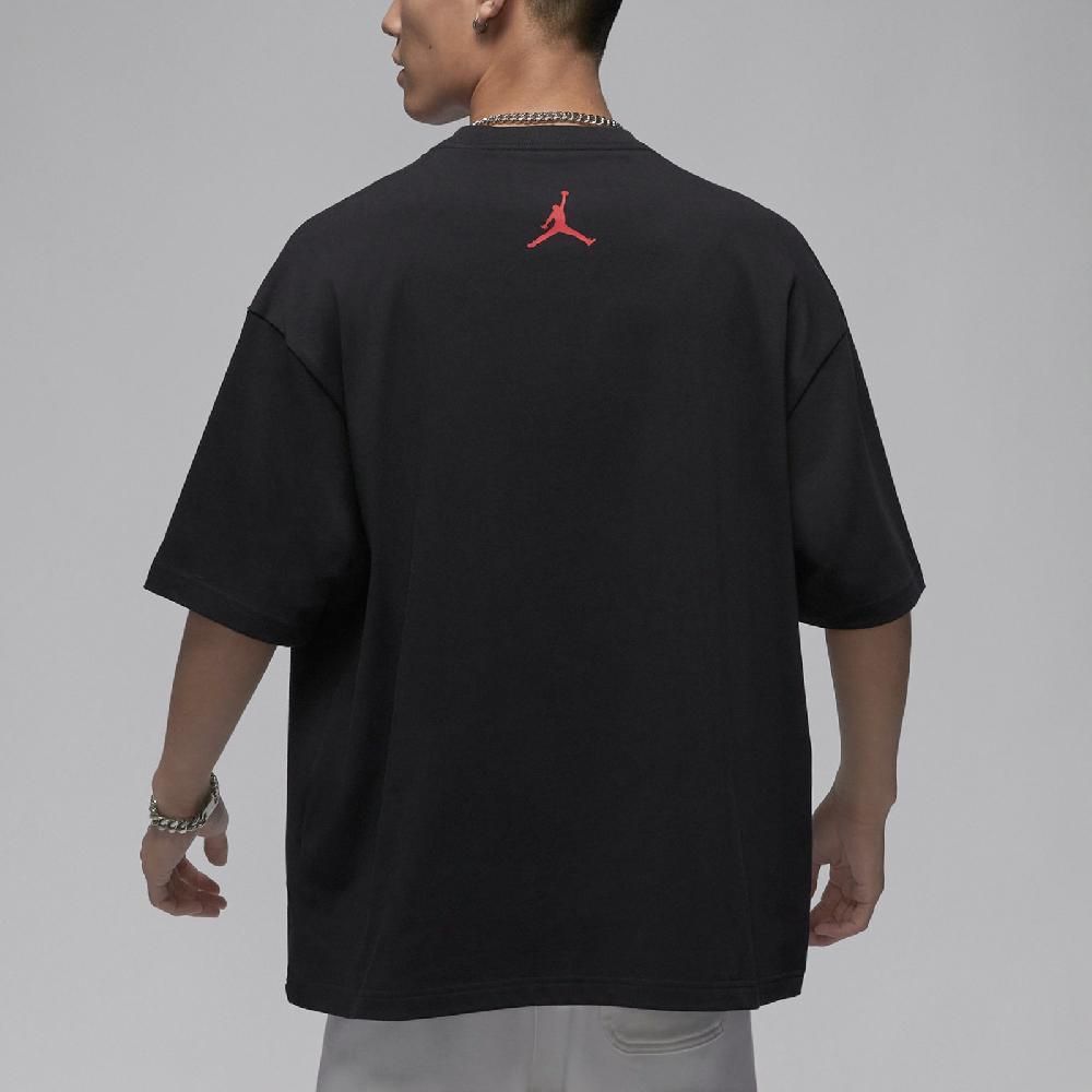 NIKE 耐吉   短袖 Jordan Tee 男款 黑 棉質 重磅 寬鬆 短T 棉T HJ3965-010