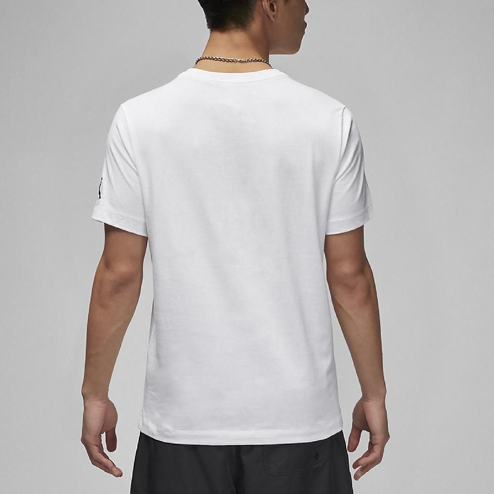 NIKE 耐吉   短袖 Jordan Air Tee 男款 白 黑 純棉 喬丹 短T 棉T DM3183-100