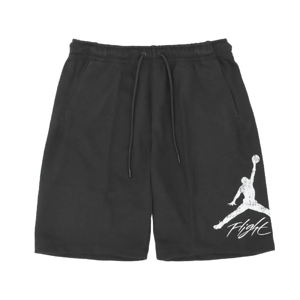 NIKE 耐吉   短褲 Jordan Essentials Shorts 男款 黑 白 毛圈布 抽繩 棉褲 褲子 FN6420-010