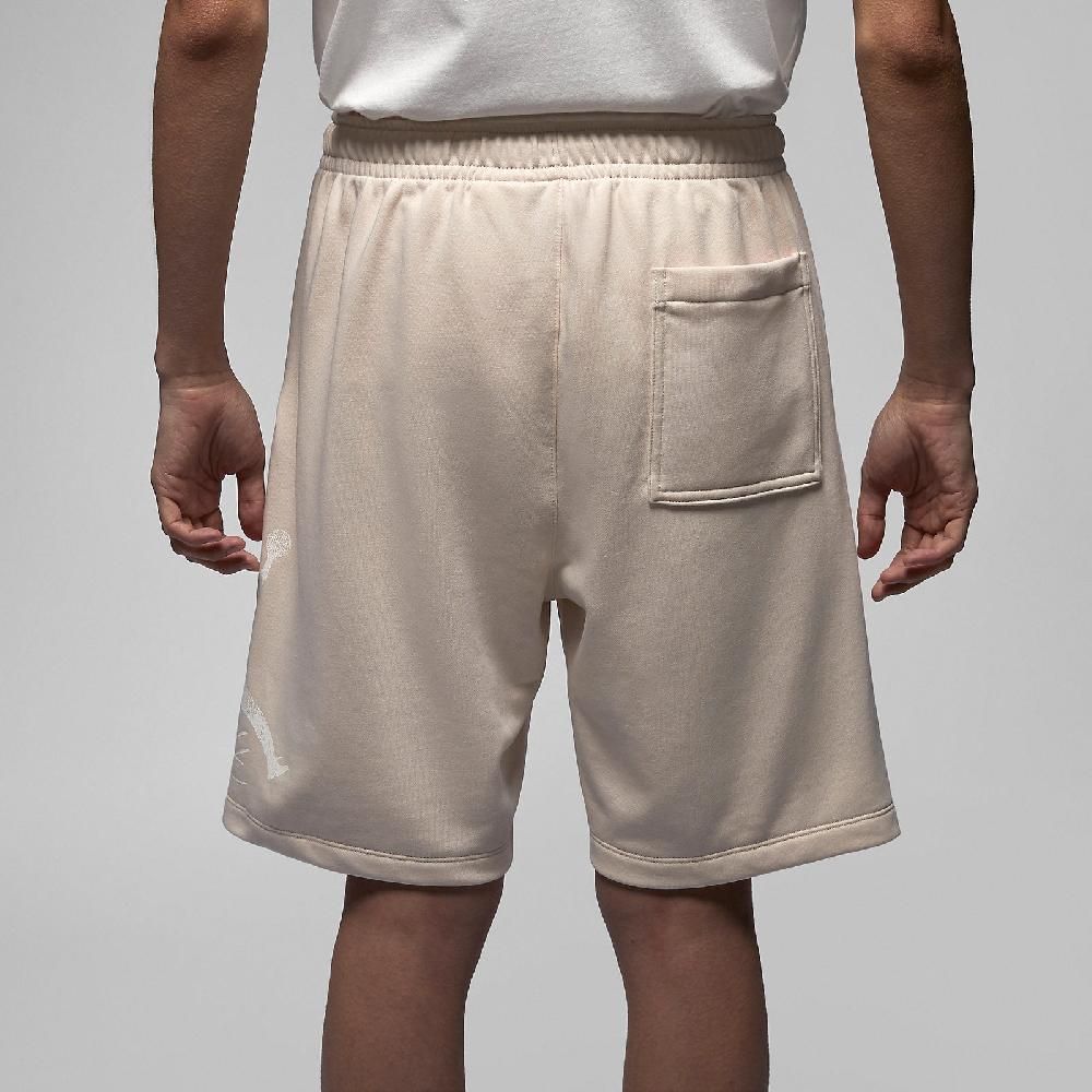 NIKE 耐吉   短褲 Jordan Essentials Shorts 男款 米白 白 毛圈布 抽繩 棉褲 褲子 FN6420-203