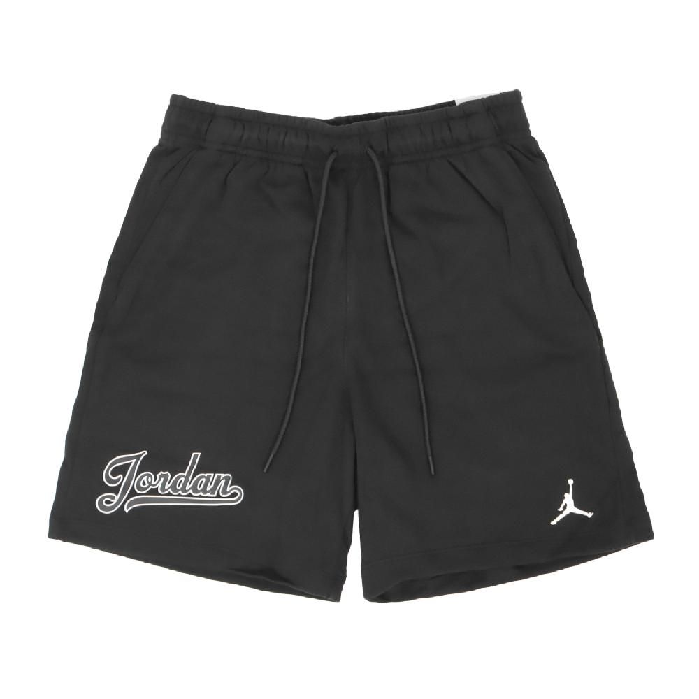 NIKE 耐吉   短褲 Jordan Flight MVP Shorts 男款 黑 白 毛圈布 抽繩 棉褲 褲子 FN4701-010